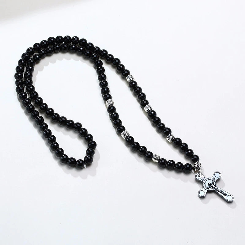 PENDRA Cross Rosary Rosary Necklace