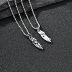 PENDRA Stone Blue Wishing Pendant Necklace