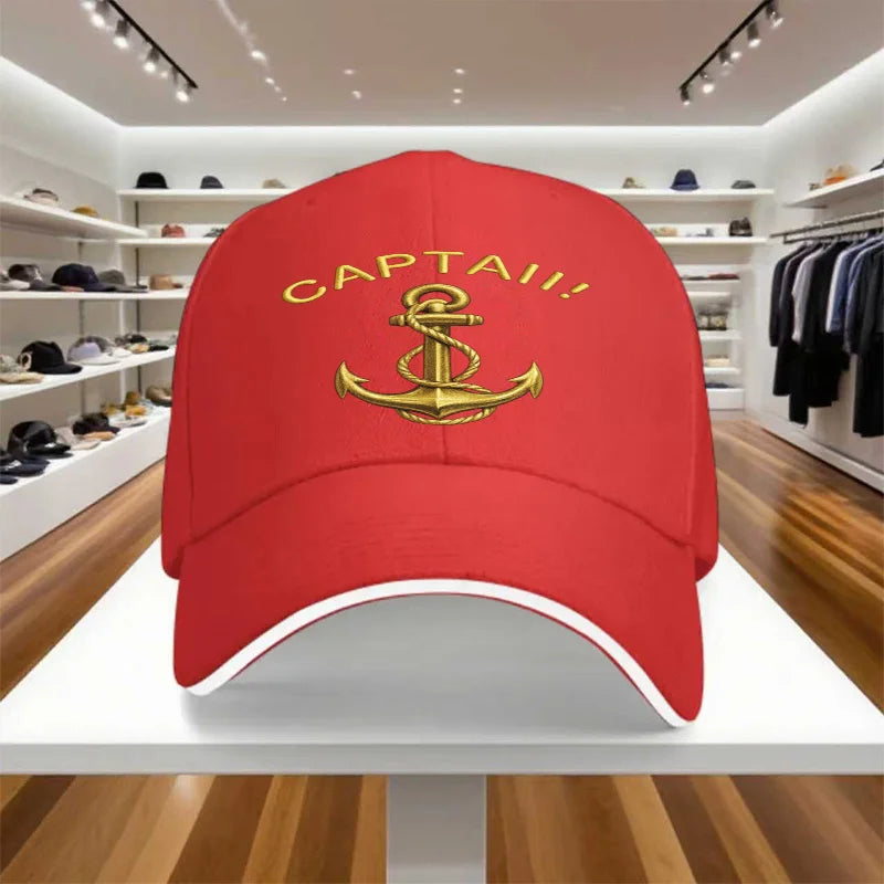 PENDRA Adjustable Captain Print Hat