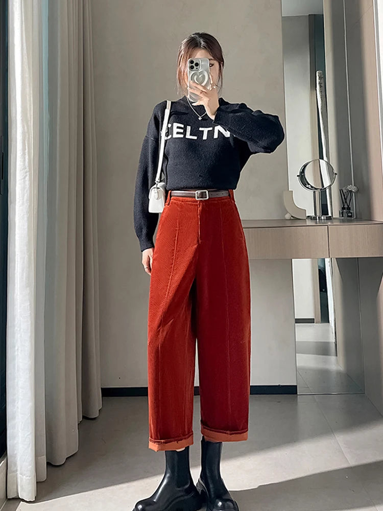 PENDRA Graywork Multi Pocket Wide Leg Pants