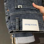 Fashion Men's Casual Denim Jeans High-quality Slim Fit Spring Autumn Blue Stretch Cowboy Stylish Luxury Clothing Men Trousers
