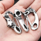 PENDRA Lionkey Stainless Steel Lion Head Keychain