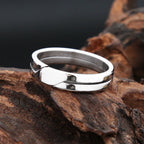 PENDRA Plainforge Simple Stainless Steel Ring