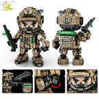 PENDRA Military Mecha Swat Building Set