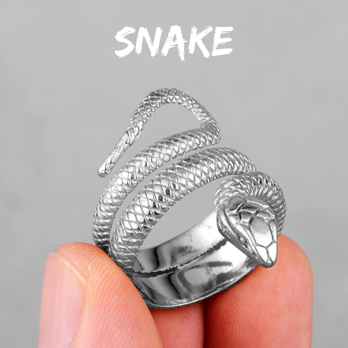 PENDRA Golden Snake Animal Ring