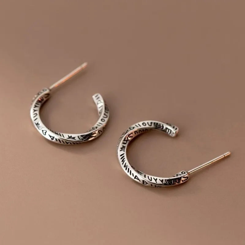PENDRA Mobius Sterling Earrings