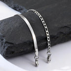 PENDRA Silver Flat Bracelet