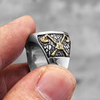 PENDRA Pirate Ax Totem Steel Ring