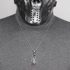 PENDRA Virgin Mary Prayer Steel Necklace