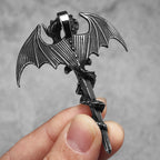 PENDRA Dragon Slaying Sword Steel Necklace