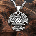 PENDRA Celticknot Viking Triangle Celtic Knot Pendant
