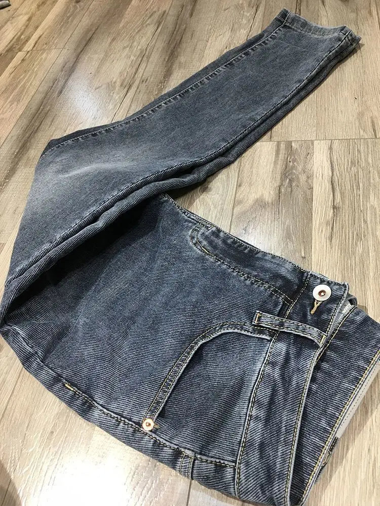 Fashion Men's Casual Denim Jeans High-quality Slim Fit Spring Autumn Blue Stretch Cowboy Stylish Luxury Clothing Men Trousers