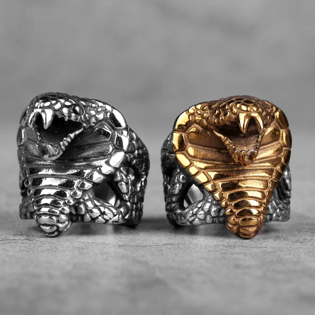 PENDRA Cobra Snake Animal Steel Ring