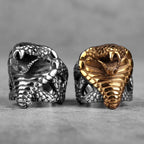 PENDRA Cobra Snake Animal Steel Ring