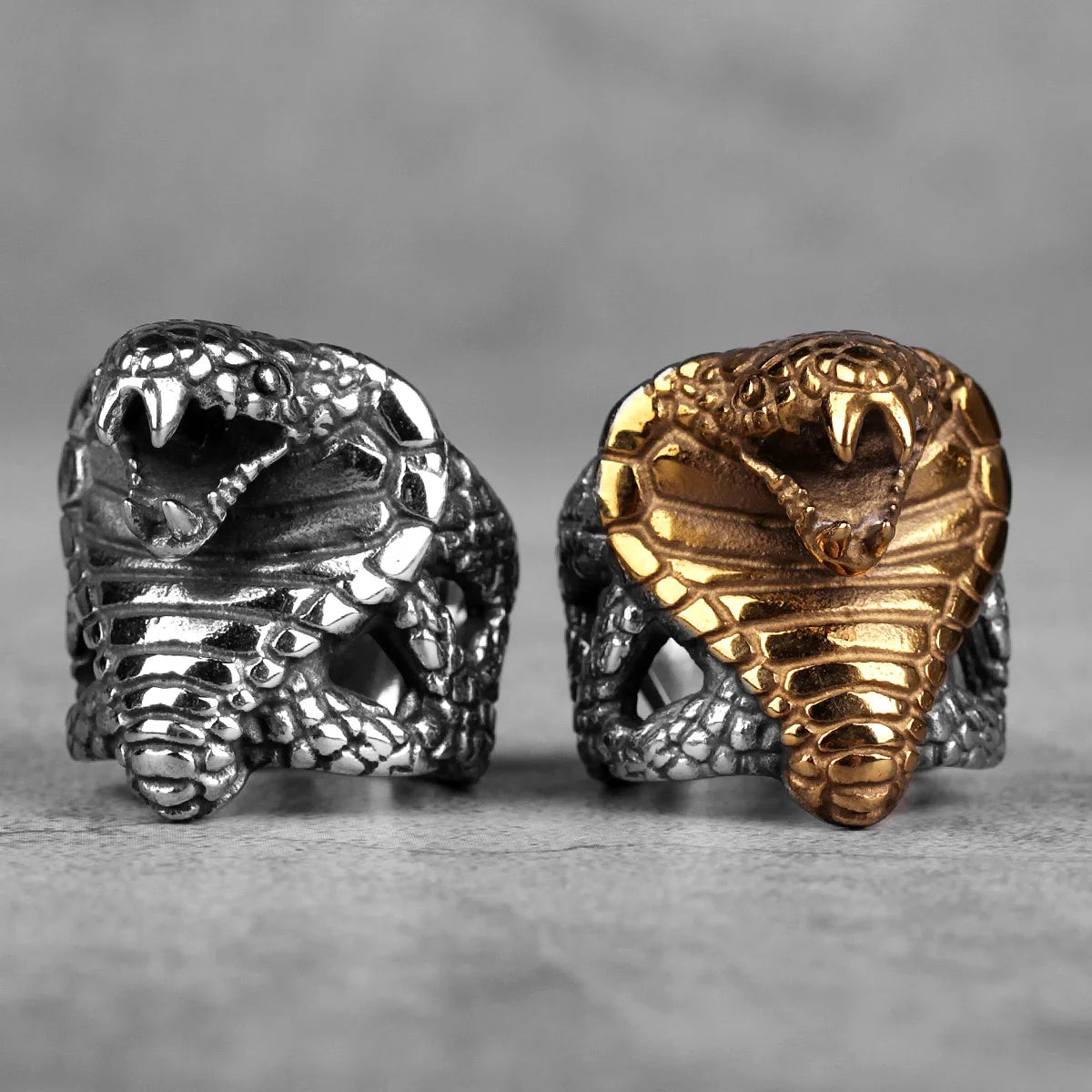 PENDRA Cobra Snake Animal Steel Ring
