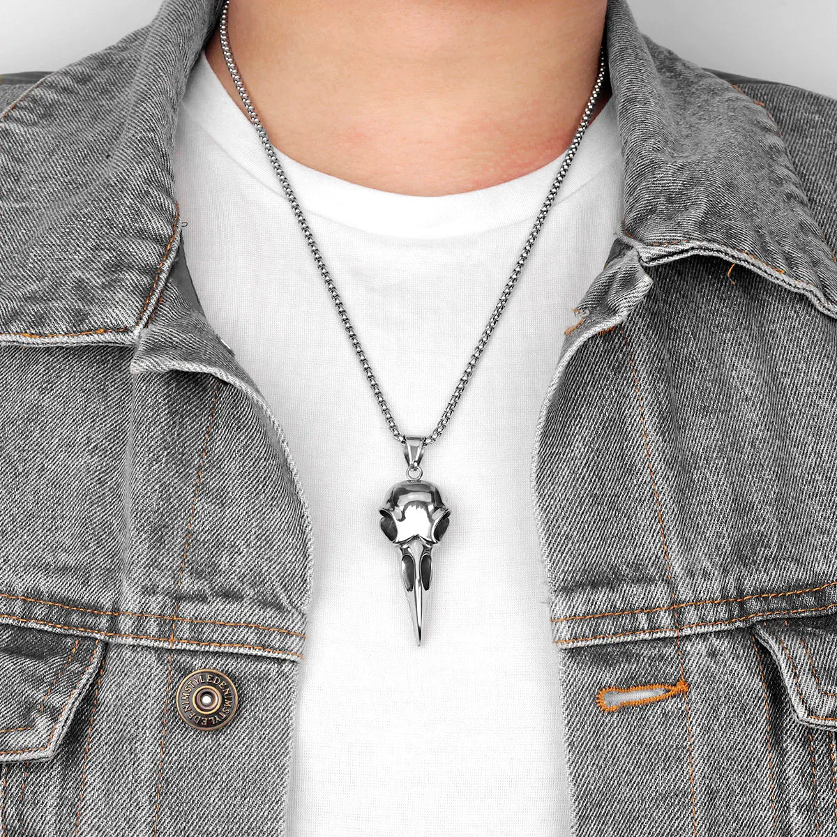 PENDRA Tavtari Skull Motif Necklace