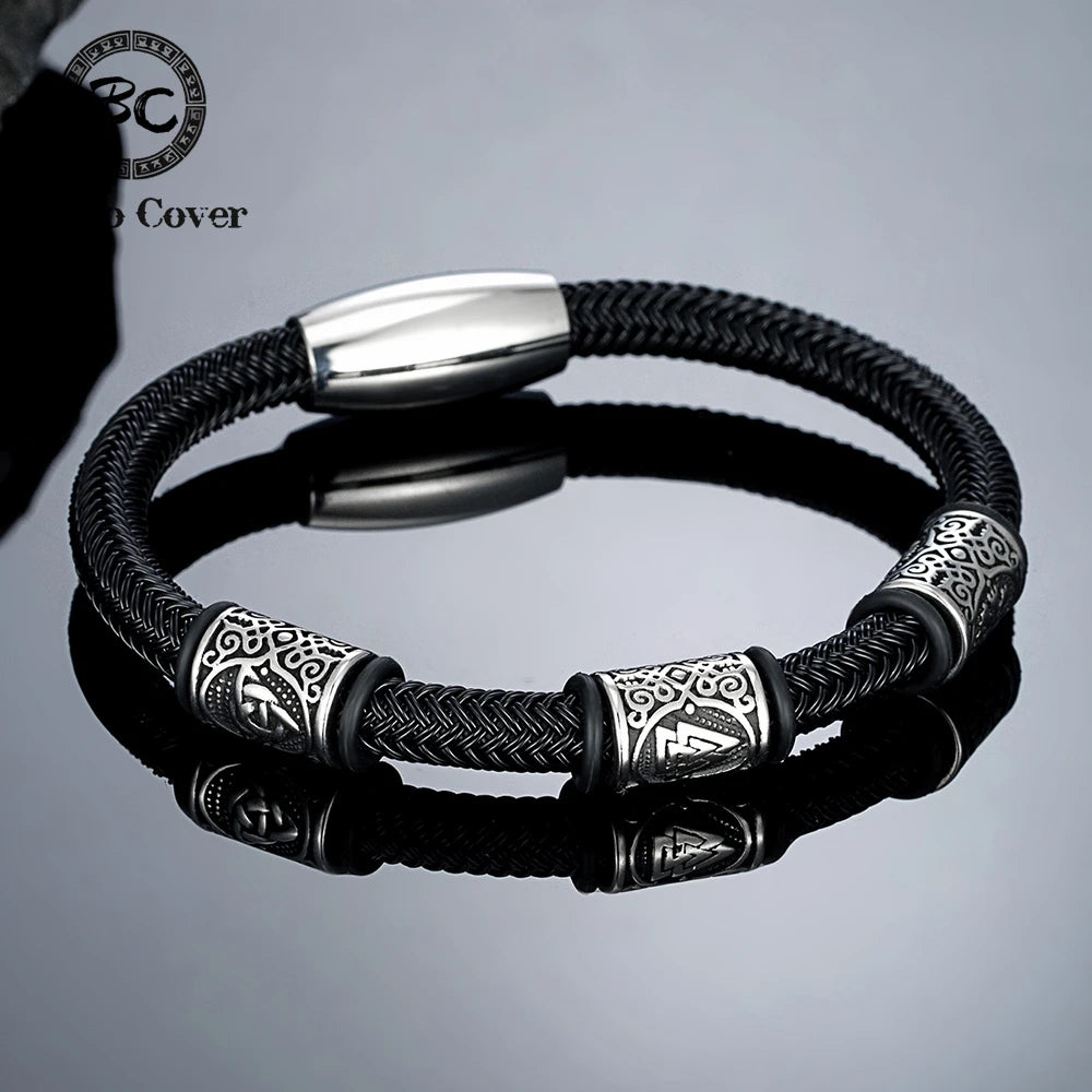 PENDRA Rune Classic Steel Bracelet