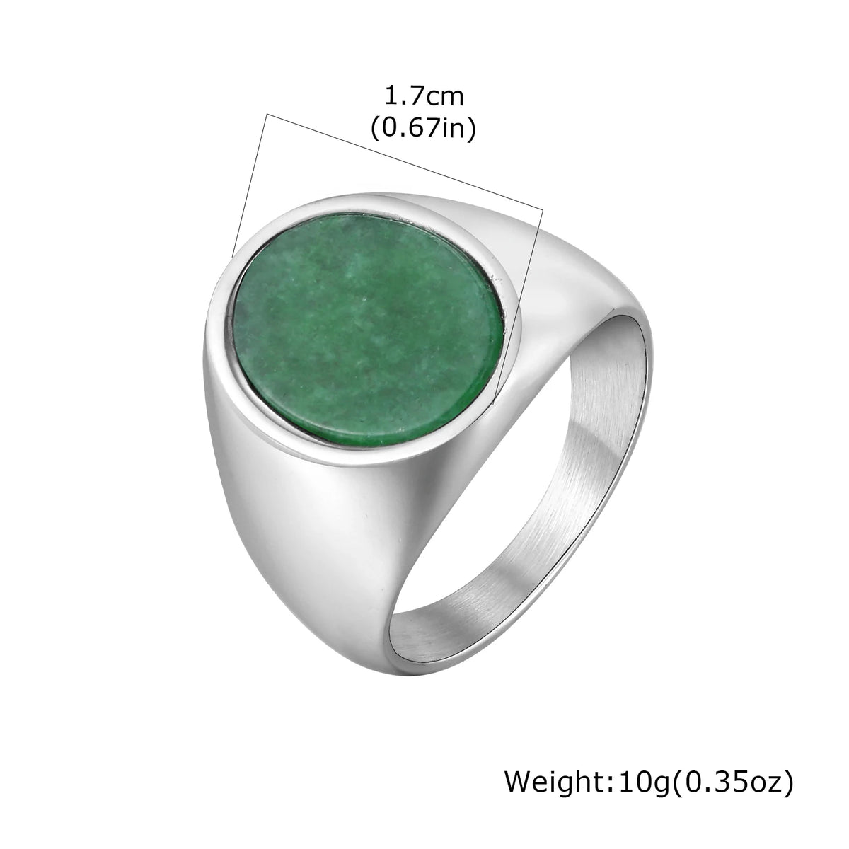 PENDRA High Quality Turquoise Steel Ring