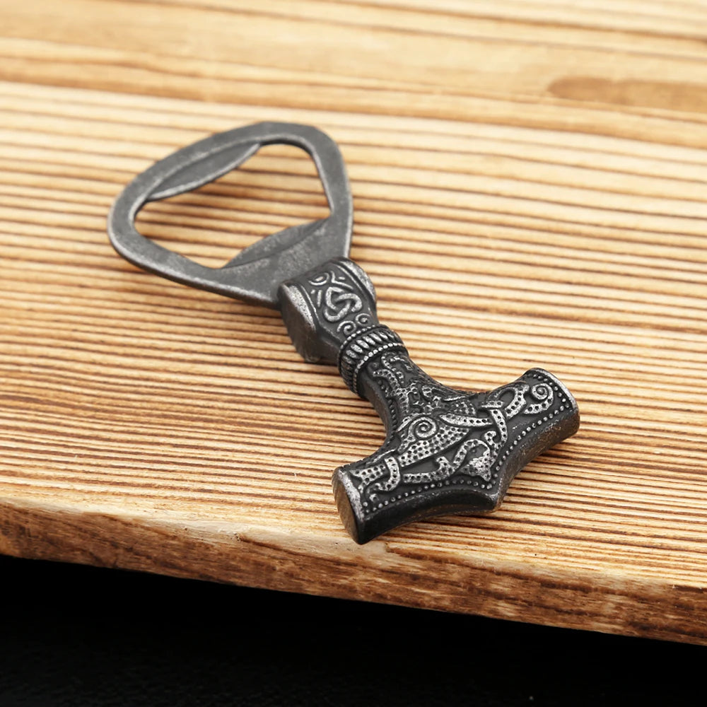 PENDRA Mjolnir Viking Thor Hammer Bottle Opener Pendant