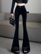 PENDRA Add Velvet Thick Pants