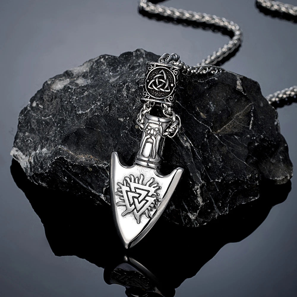 PENDRA Vegvisir Norse Leather Necklace