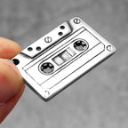 Rock Cassette Tape Stainless Steel Men Women Necklaces Pendants Chain Punk HipHop Fashion Jewelry Creativity Gift Wholesale