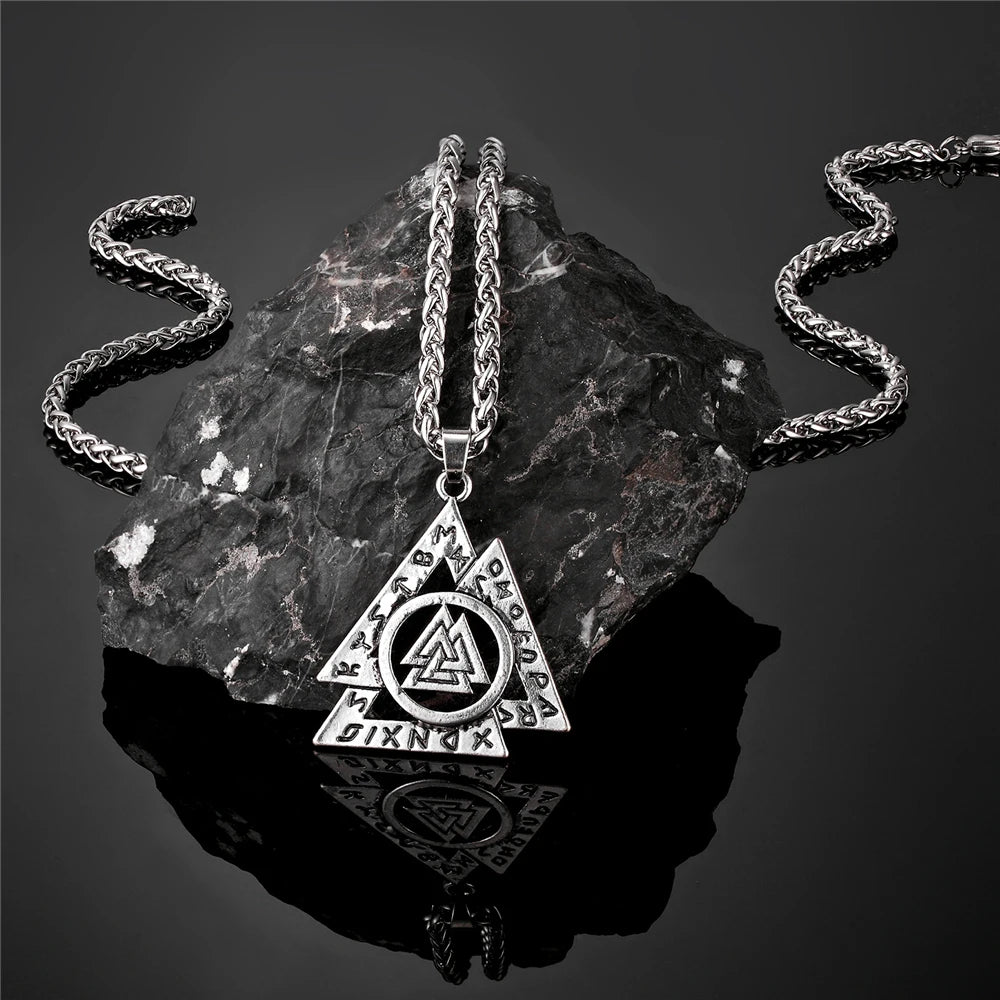 PENDRA Rune Norse Chain Necklace