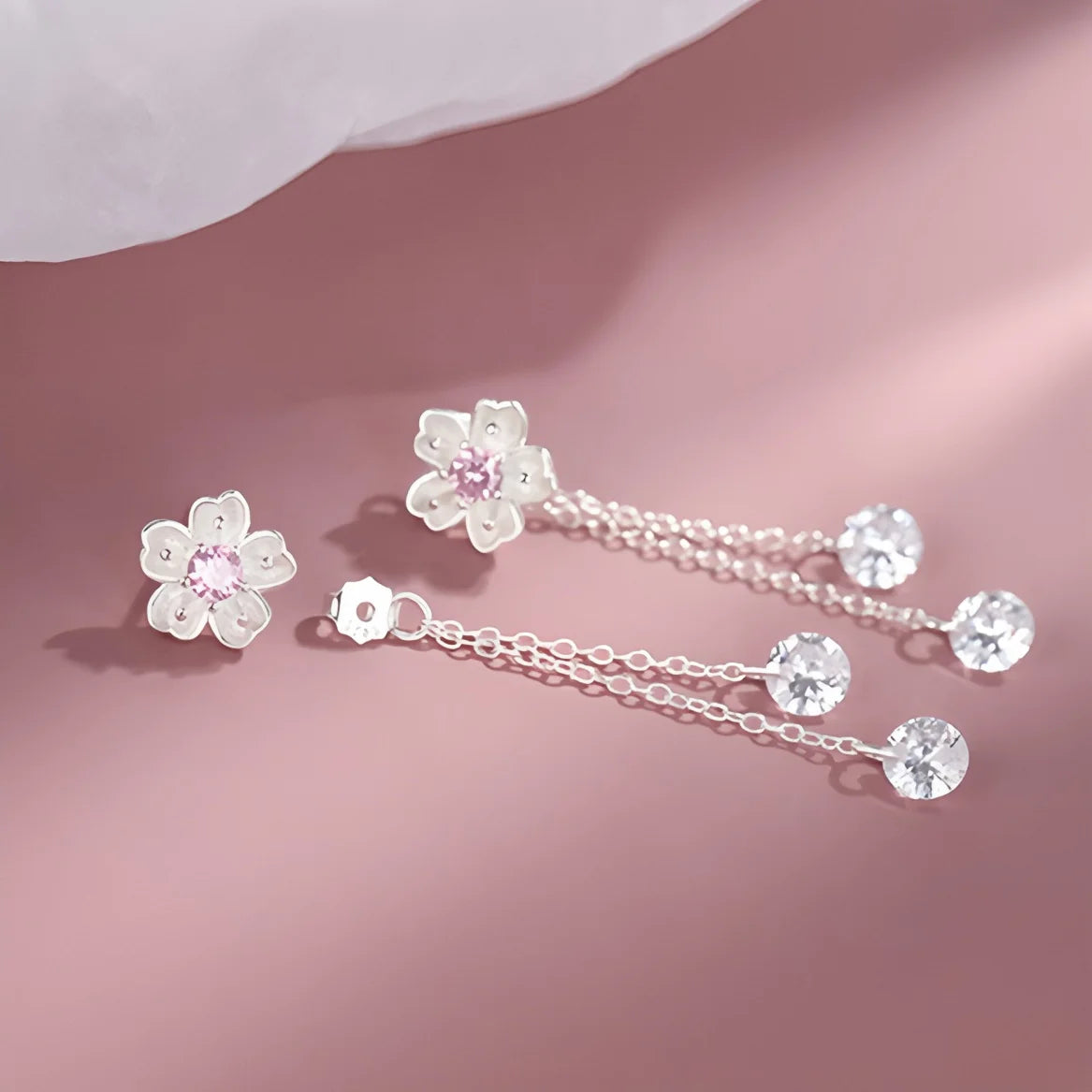 VENTFILLE Real 925 Sterling Silver Lace Heart Hollow Bow Screw Buckle Puncture Stud Earrings for Women Fine Jewelry Accessories