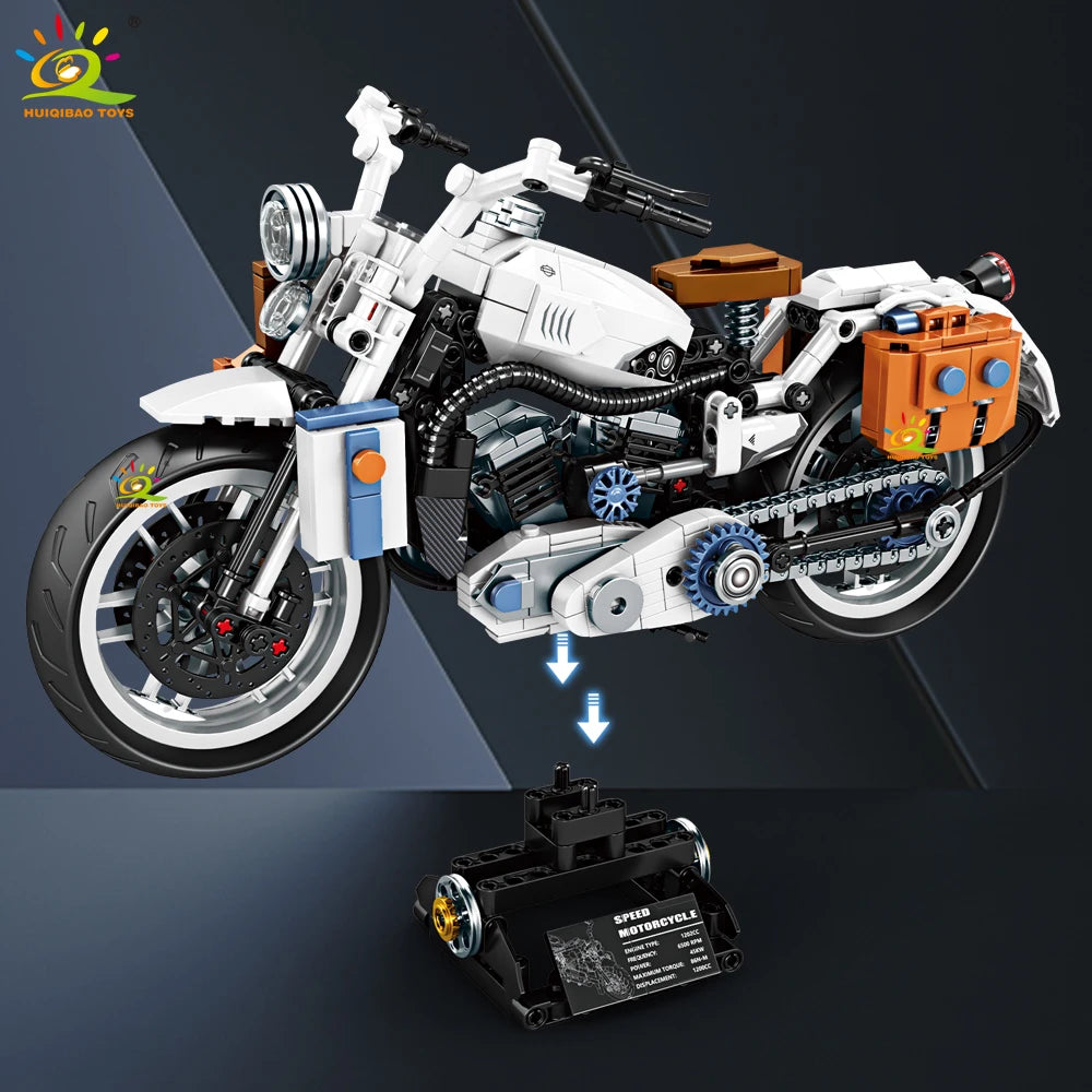 PENDRA Technial Motorbike Moto Toy Set