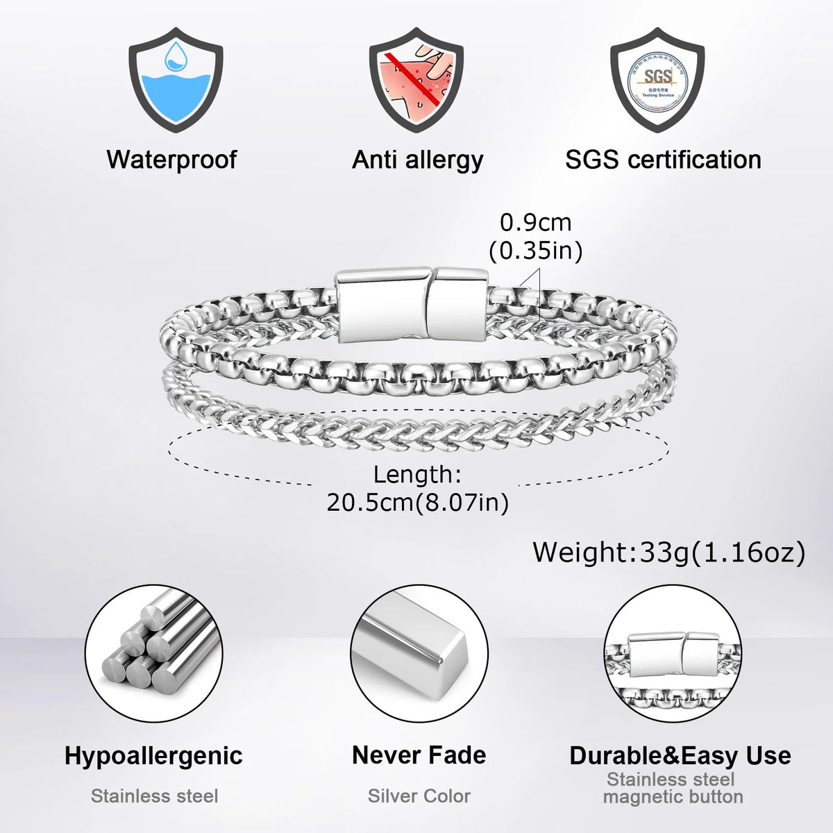 PENDRA Double Layer Bracelet