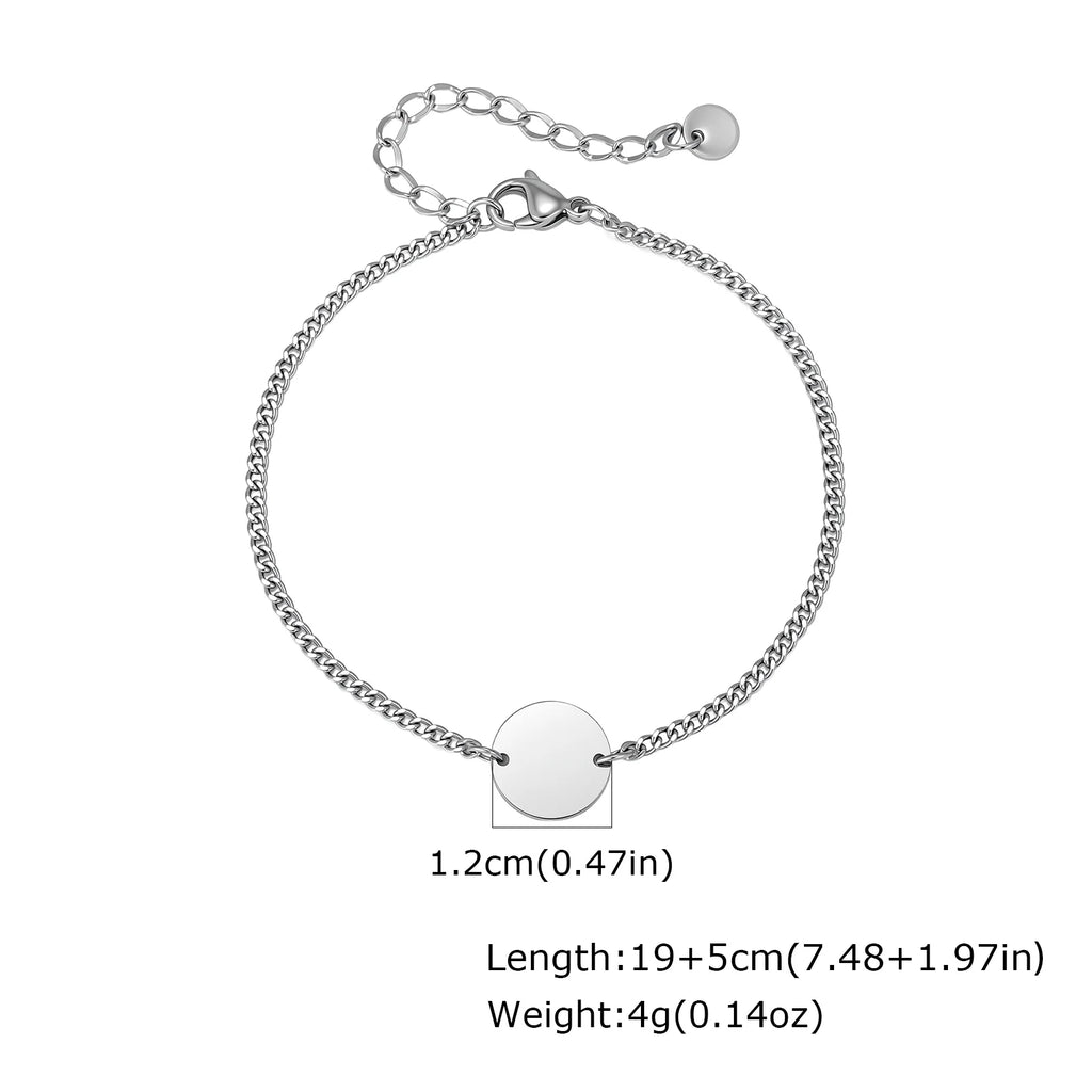 PENDRA Initials Alphabet Bracelet