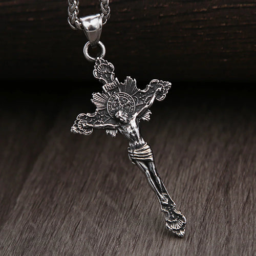 PENDRA Crosssteel Stainless Steel Cross Necklace