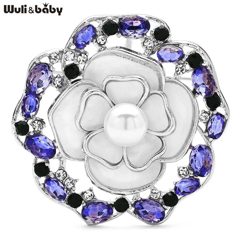 PENDRA Birdflora Bird and Flower Brooch