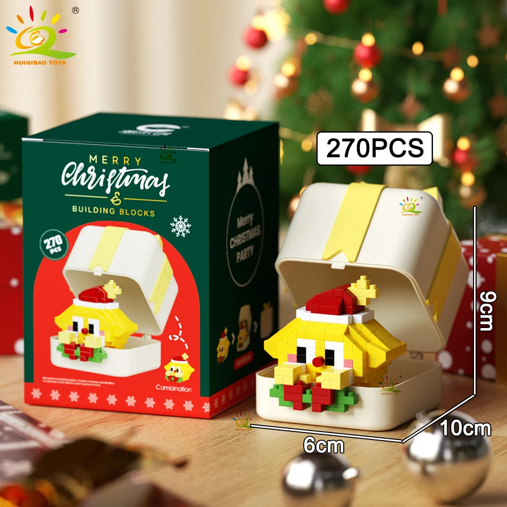 PENDRA Elk Deer Santa Building Set