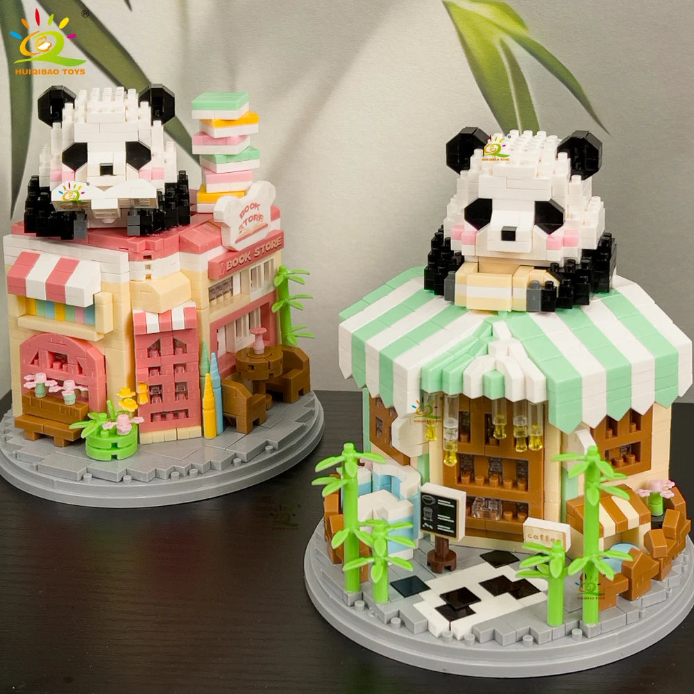 PENDRA Panda Coffee Mini Building Set