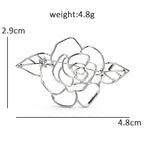 PENDRA Rosalia Rose Flower Brooch