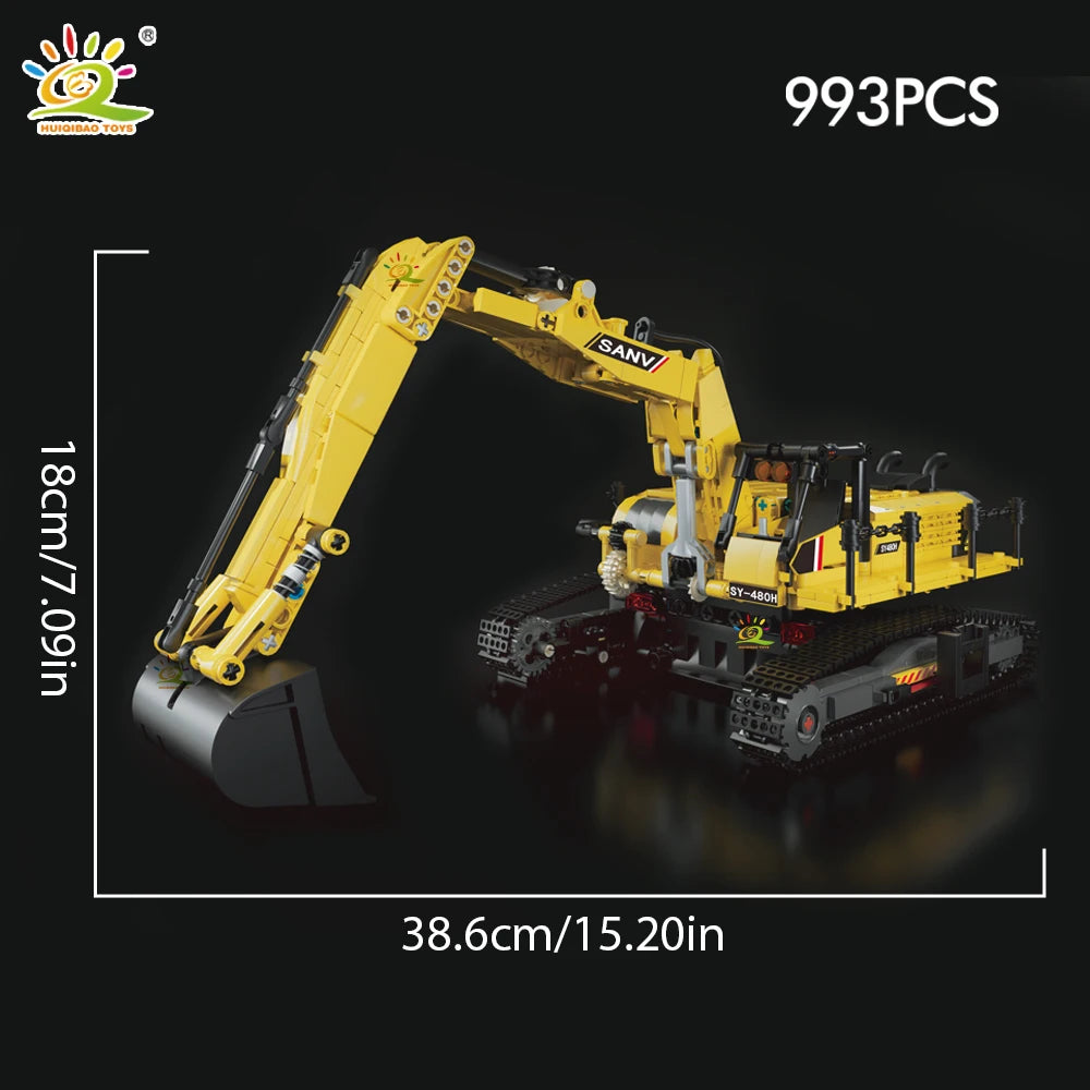 PENDRA Engineering Technical Excavator Building Set