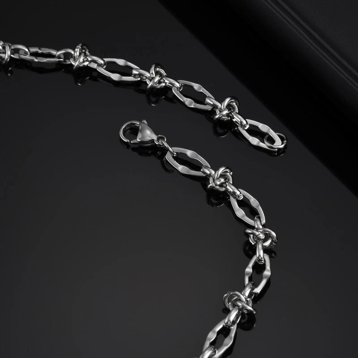 Hiphop Lips Necklaces for Men Boys,Never Fade Irregular Knot Splicing Collars,Cool Rock Punk Jewelry Gifts