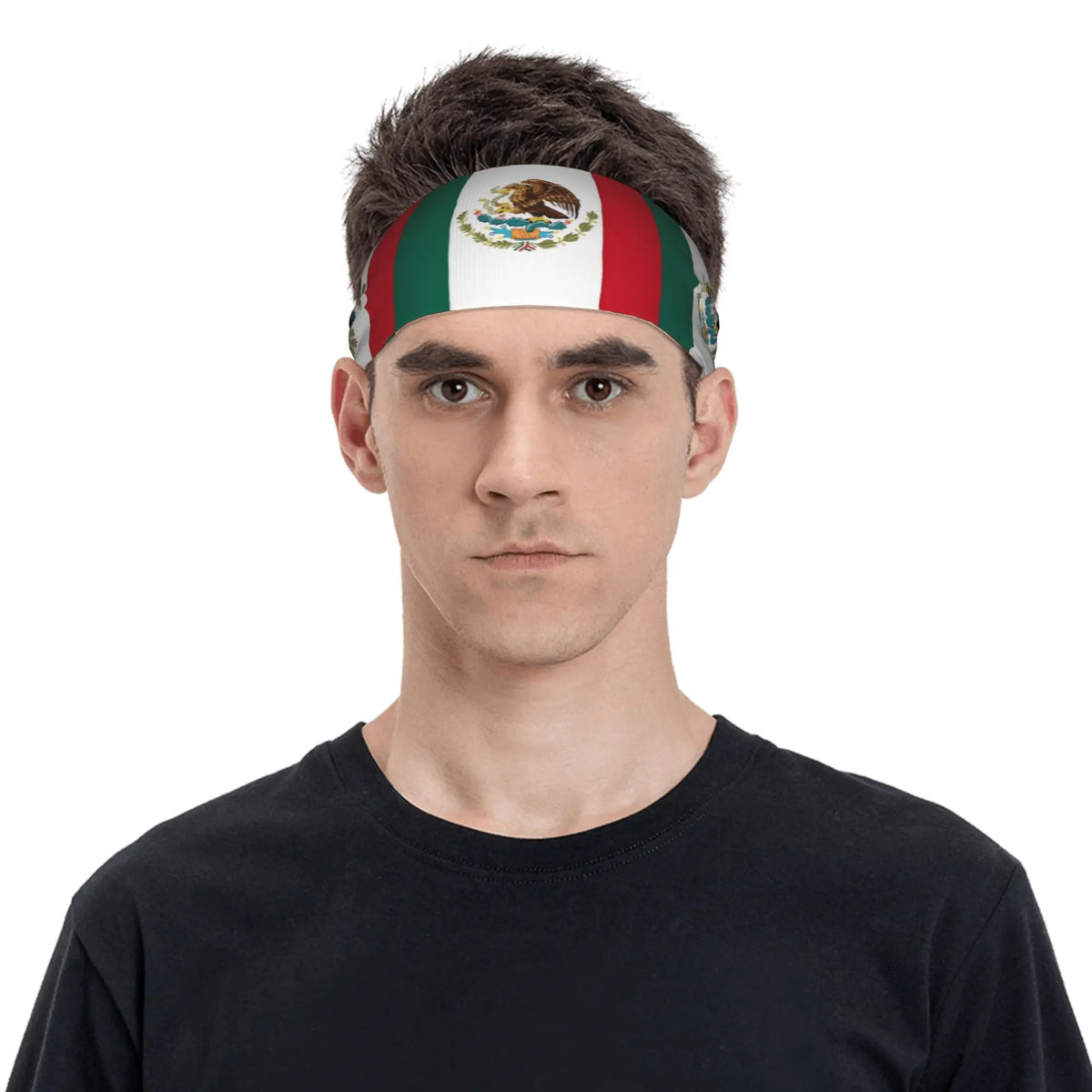 Mexico Flag Gym Sports Headband Cool Haedwear