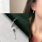 PENDRA Liquid Lava Sterling Silver Earrings