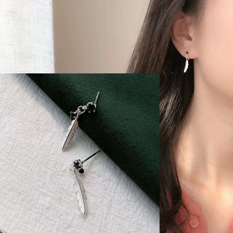 PENDRA Liquid Lava Sterling Silver Earrings