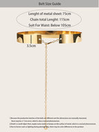 PENDRA Miraellea Metal Gold Elegant Waist Chain Belt