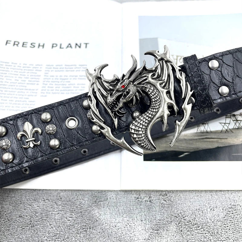PENDRA Orlaaya Leather Gothic Belt