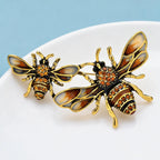PENDRA Honeywing Rhinestone Bee Brooch