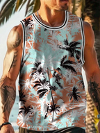 PENDRA Sleeveless Hawaiian Palm T-Shirt