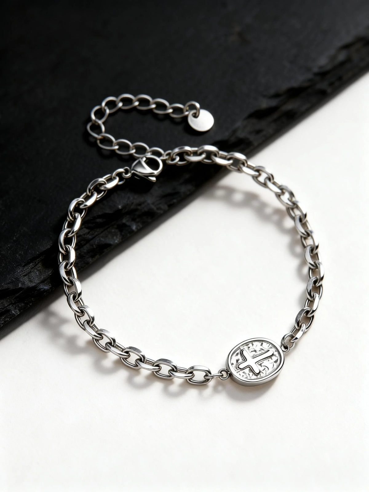 PENDRA Cross Charm Minimalist Bracelet