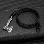 PENDRA Wolf Rune Leather Bracelet