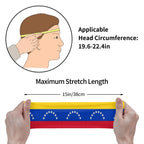Outdoor Riding Gear Featuring The Venezuela Flag Headband