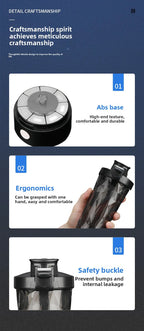 Rechargeable Electric Protein Shaker, Automatic Mixing Blender Bottle, BPA Free Portable Water Cup for Gym, Travel, Hiking,