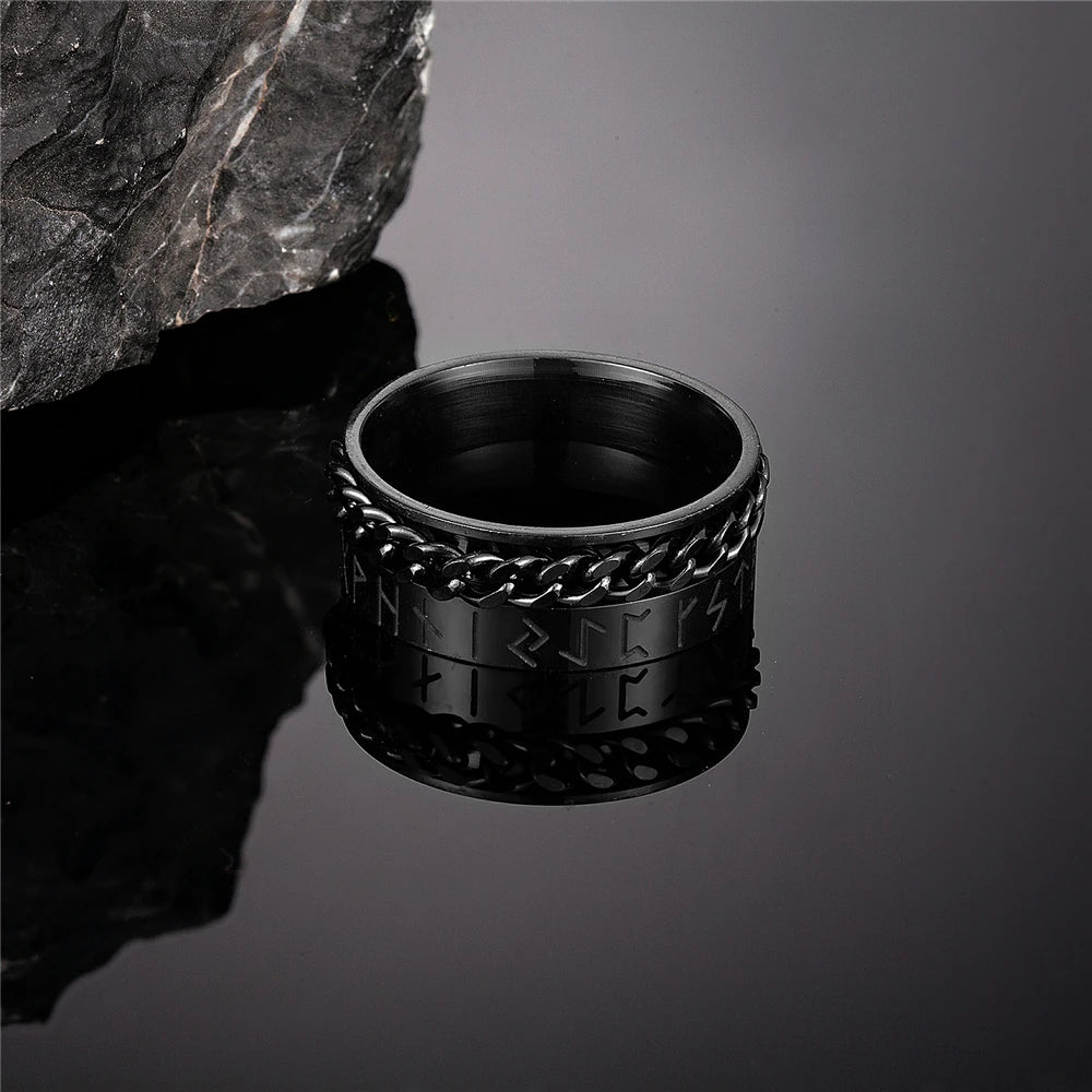 PENDRA Rune Black Ring